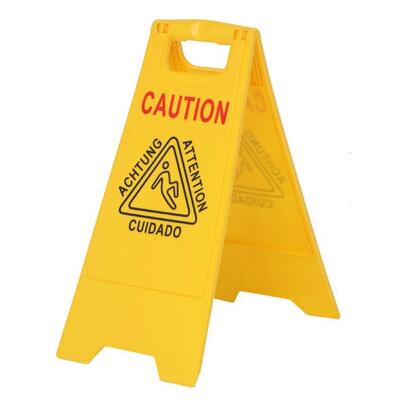 Sinal Caution Pavimento Molhado